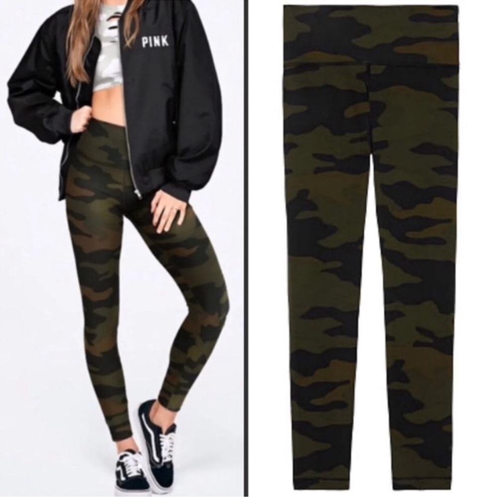 VS PINK ULTIMATE CAMO LEGGINGS